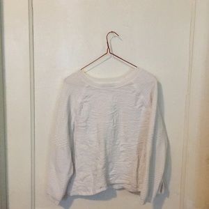 White mis-matched Banana Republic long sleeve
